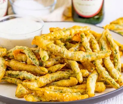 [1018637] APPETIZER BATTERED GREEN BEANS FROZEN  4/2 LB