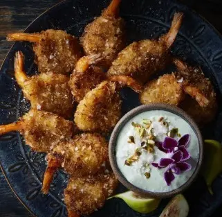 [970133] SHRIMP BREADED BUTTERFLY COCONUT  FROZEN  4/3 LB